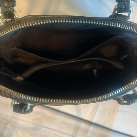 💎EUC💎 COACH F33319 Peyton Glen Plaid Mini Cross-body Dome Satchel​ - Picture 7 of 16